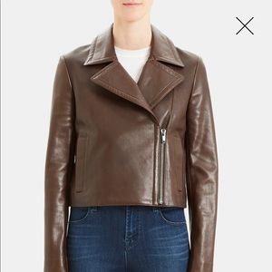 Theory slim fit motor jacket